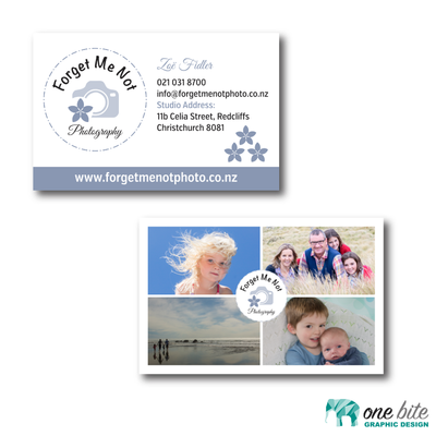 Complete graphic design services branding your business professionally. Logo, business card, facebook cover, marketing, brand, design. One Bite Graphic Design. Graphic Designer Tauranga.  